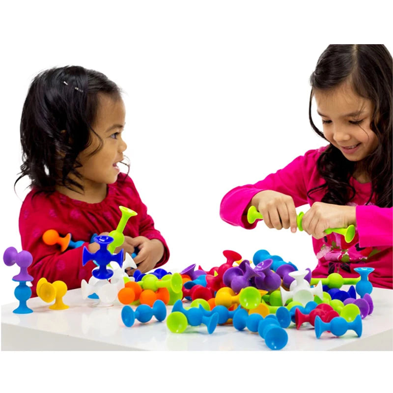 JOEY™️DIY Soft Silicone Building Blocks Sucker