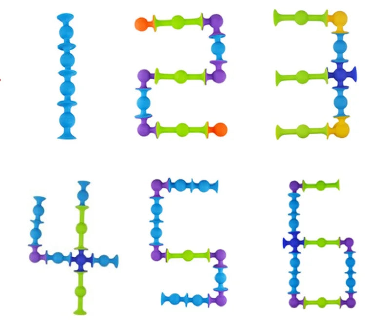 JOEY™️DIY Soft Silicone Building Blocks Sucker