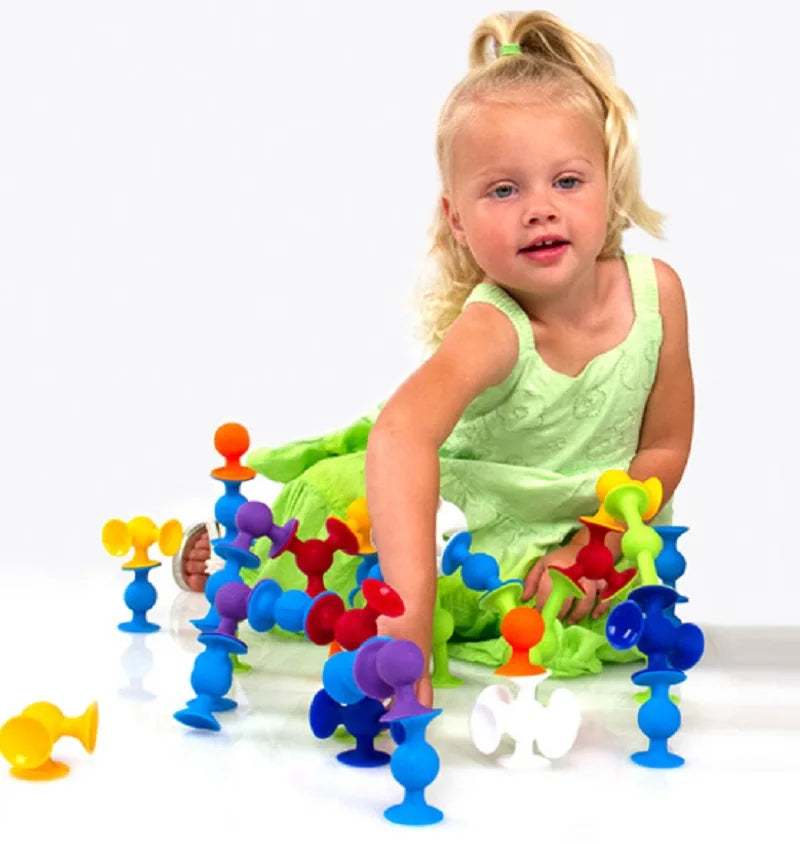 JOEY™️DIY Soft Silicone Building Blocks Sucker