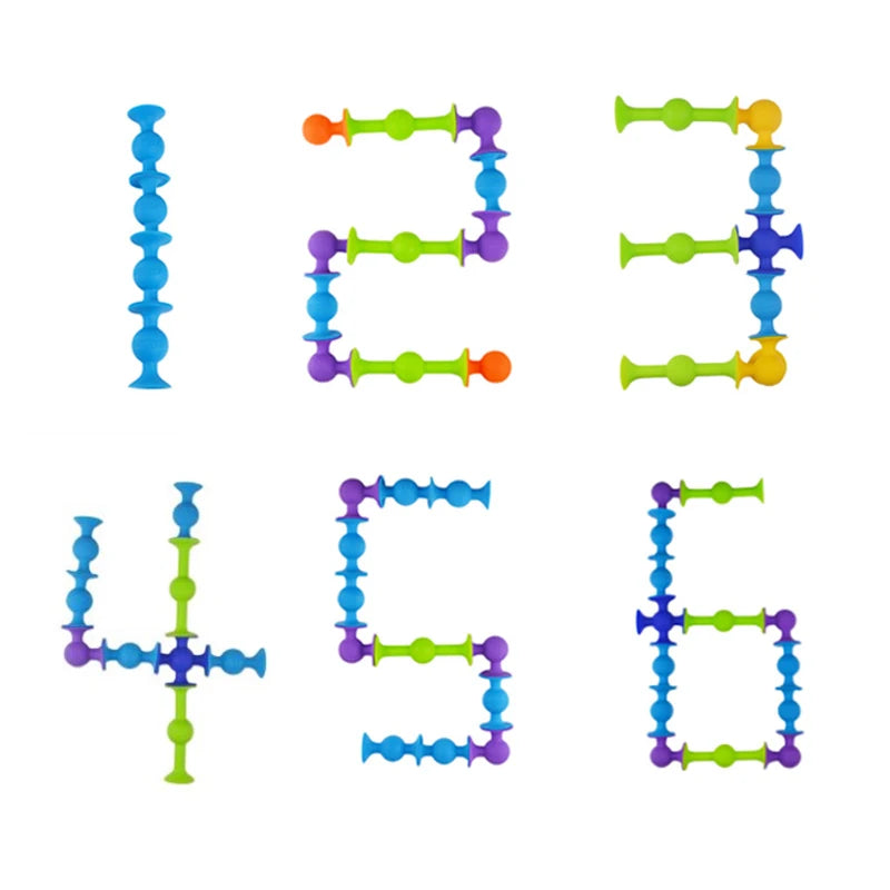 JOEY™️DIY Soft Silicone Building Blocks Sucker