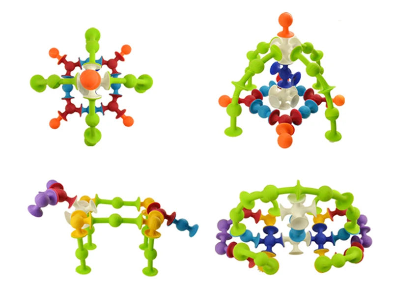 JOEY™️DIY Soft Silicone Building Blocks Sucker