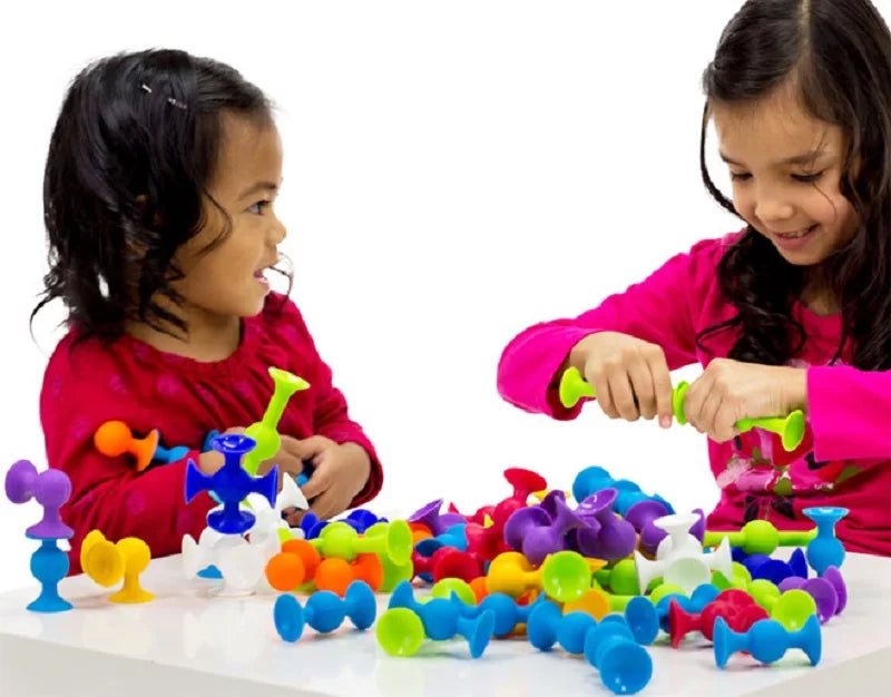 JOEY™️DIY Soft Silicone Building Blocks Sucker