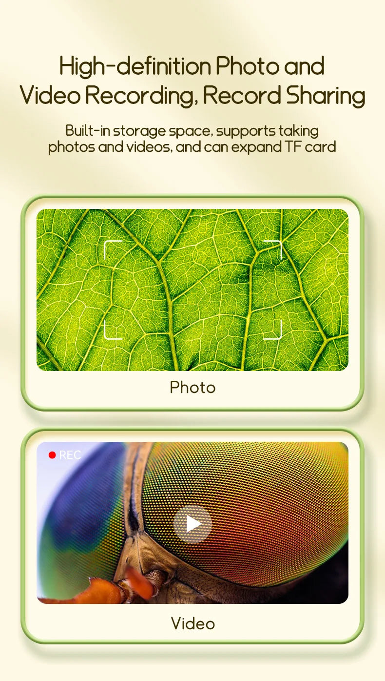 JOEY™️Kids Microscope With LED Screen