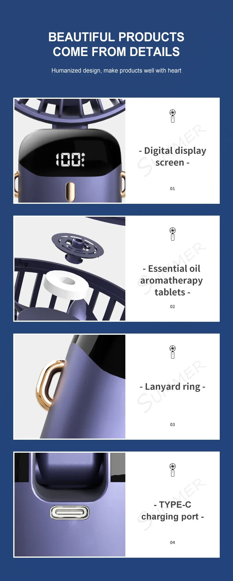 JOEY™️Handheld Mini Fan