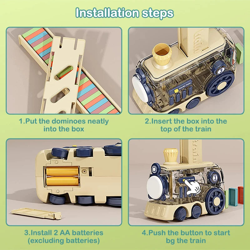 JOEY™️ DIY Automatic Domino Train