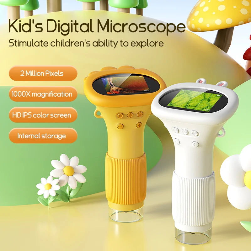 JOEY™️Kids Microscope With LED Screen