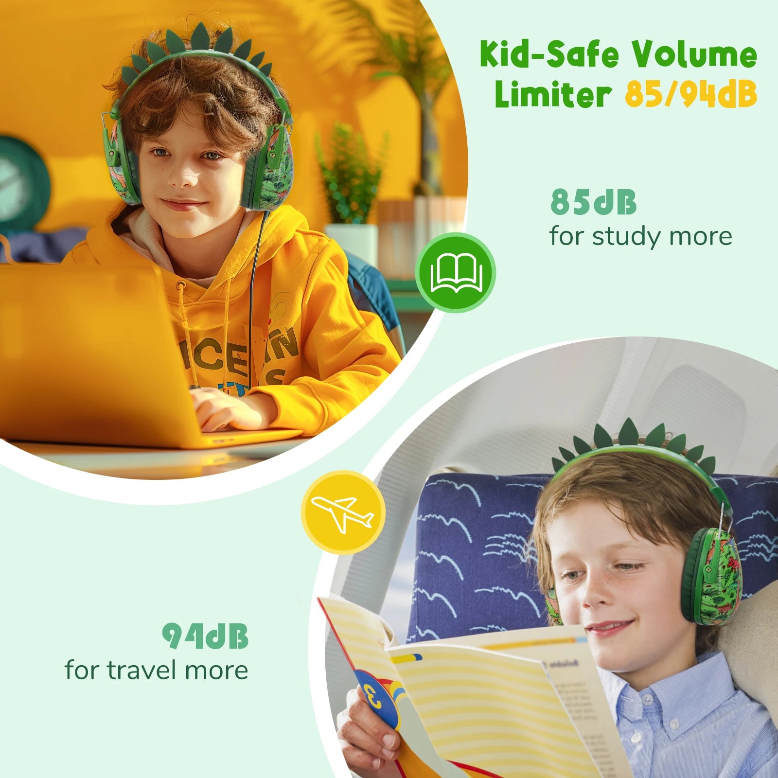JOEY™️Wired Kids Noise Cancelling Headphones