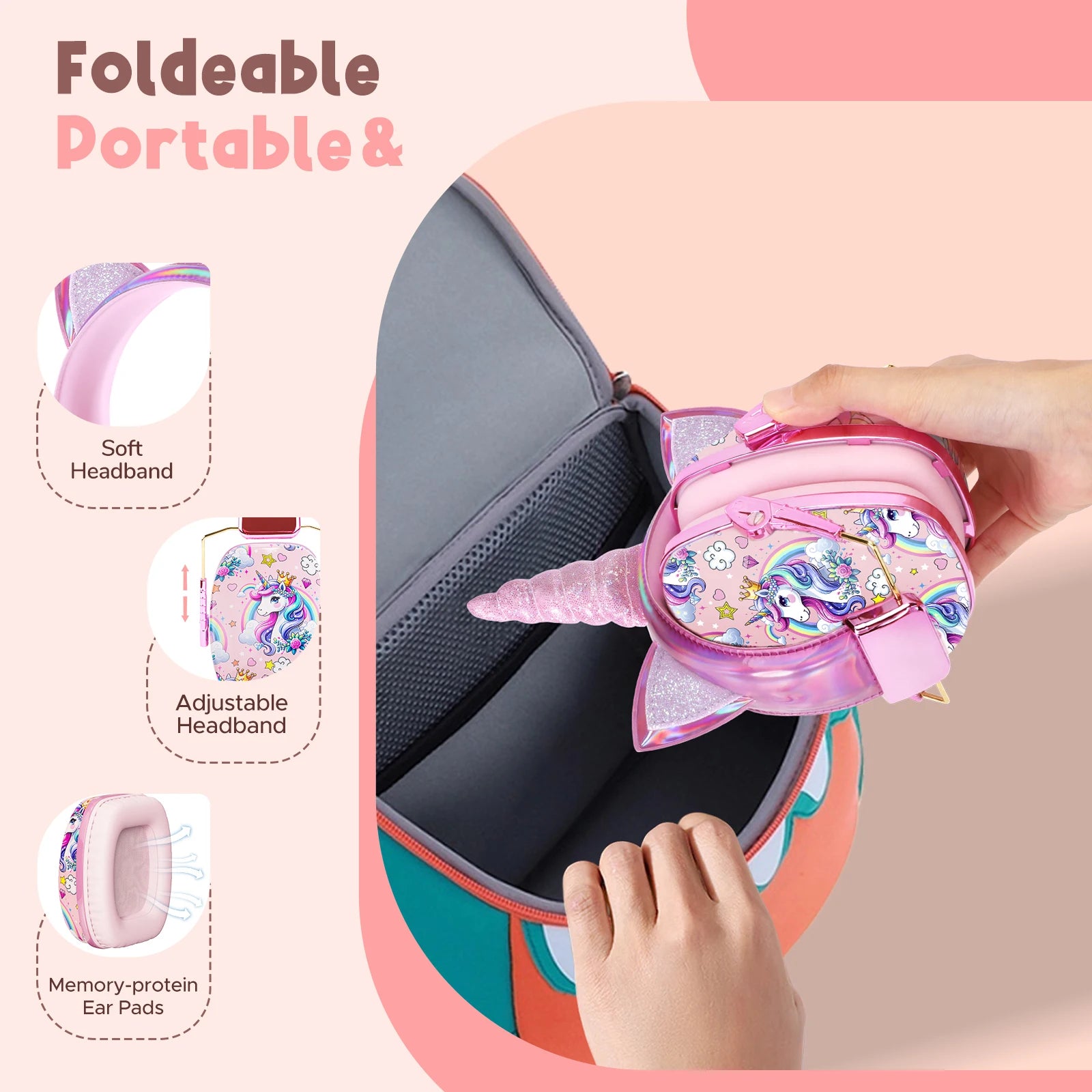 JOEY™️Wired Kids Noise Cancelling Headphones